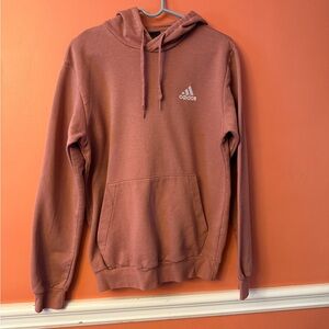 Adidas Men's Hoodie - Rustic Pink